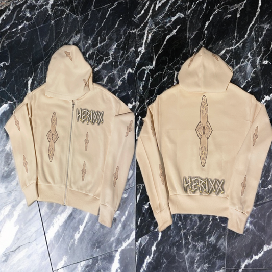 HERITAGE XX's Ivory Crop Hoodie!