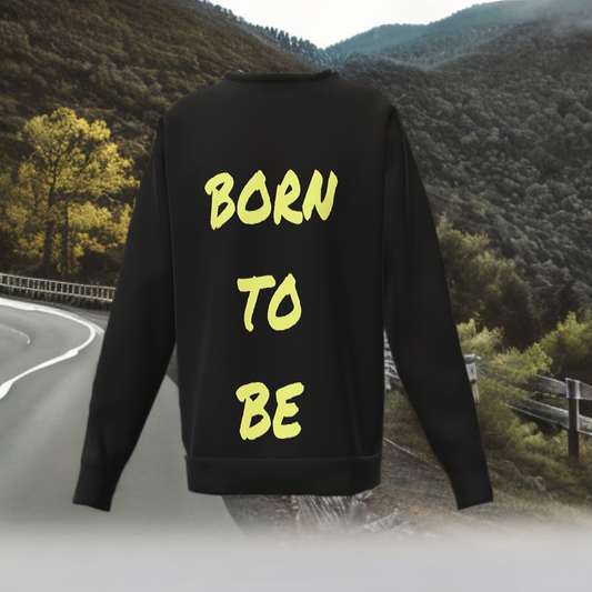 HERITAGE XX BORN TO BE Black Long Sleeve Sweater